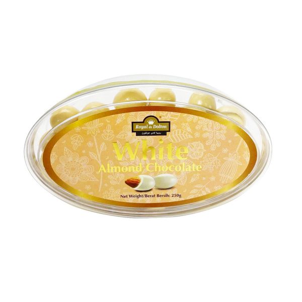 Rdd Almond Nut White Chocolate (Oval Shape)