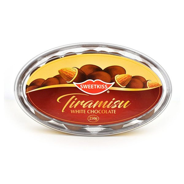 Sweetkiss Tiramisu Almond White Chocolate (Oval)