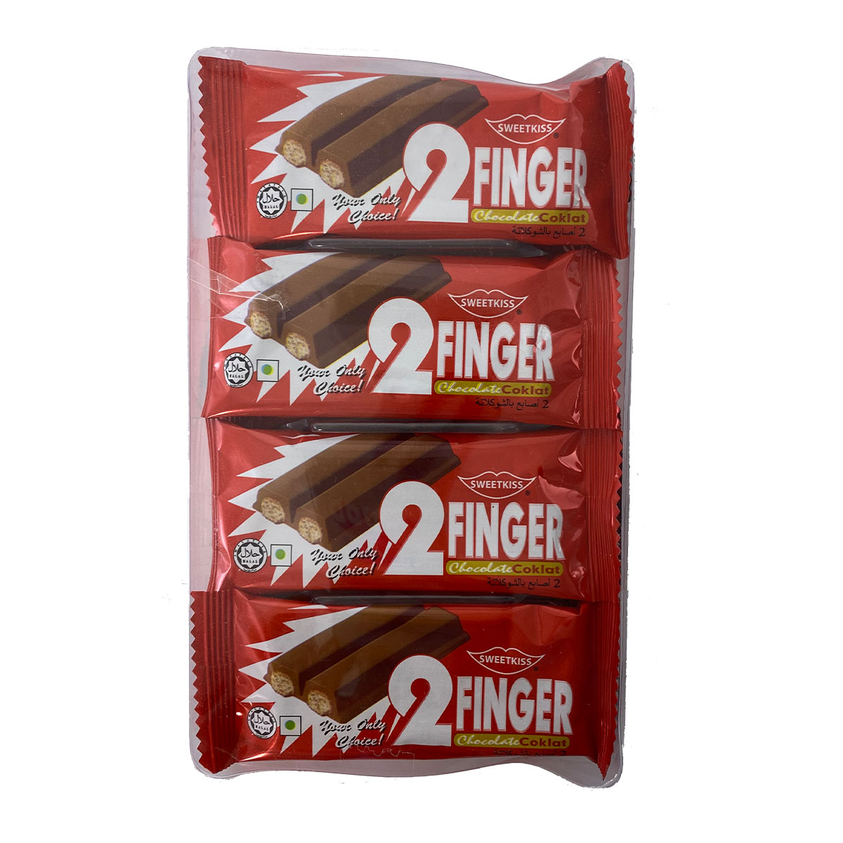 2 Finger Milk Choco Pvc S C Sweetkiss Food